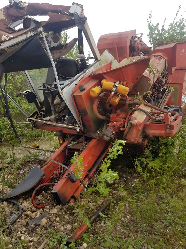 Épave engin mécanique Douai